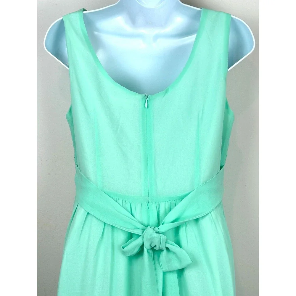 Happy Rose Mint Green Maxi Mock Wrap Party Dress NEW Size 18